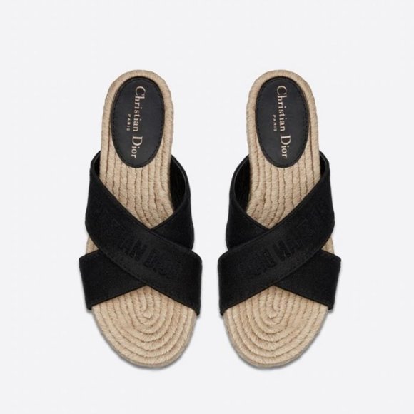 DIOR GRANVILLE SLIDE - Black, sz 39 - Picture 4 of 7